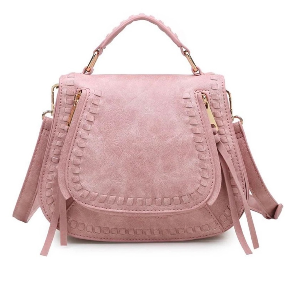Urban Expressions Blush Vegan Leather Mini-Bag
